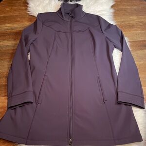 Prana Women's Dark Purple Trench Coat